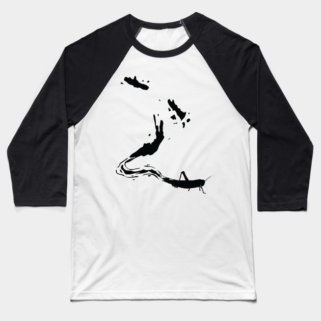 Drowned Grasshopper in Paint [Roufxis -TP] Baseball T-Shirt by Roufxis